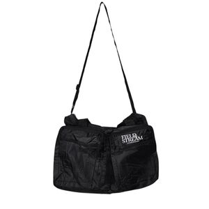 Field & Stream Black Outdoor Travel Fishing Full Zip Crossbody Duffle Bag
